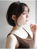 イメチェン薄めバングレイヤーカットうるツヤサイドバング