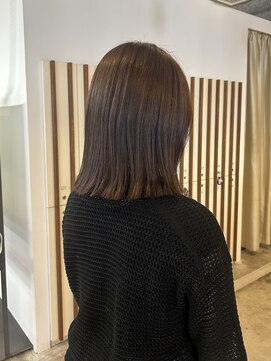 チェスト 神戸本店(CHEST) 外ハネボブ×アッシュベージュ