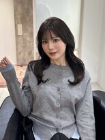 シーム 天神大名店(SEAM)&nbsp;上品ミディアムレイヤースタイル