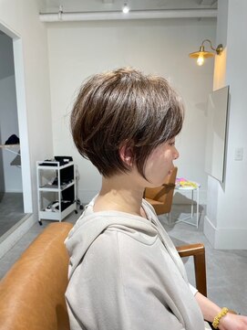 ジュベ 別府店(juve.) 別府ショートボブ顔まわりレイヤーカット髪質改善カラー30代