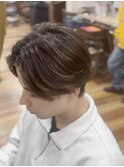 メンズ曲がる縮毛矯正で扱いやすい自然な毛流れを再現♪