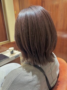 ブラン(Le BLANC) 【八幡 望弓】柔らかピンクブラウン×レイヤーボブ