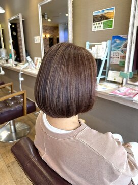 ヘアーメイクロージー 八軒店 (HAIR MAKE ROSY) 立体感ハイライトの美シルエットボブ