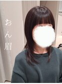 オン眉×レイヤー