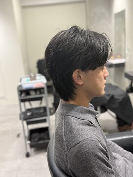 ハイプ 名古屋栄(HYPE) ショートウルフ×センターパート(栄/名古屋/メンズカット)