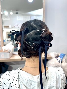 ファースト 祇園本店(first) 【セットサロンfirst】ショートの方にも♪ツインカチモリヘア