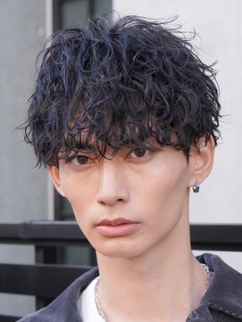 フィフス 大分(fifth) 大分ツイストスパイラルパーマメンズカットラウンドマッシュ強め