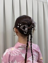 バサラ 大阪なんば店(VASARA)&nbsp;大阪なんば/小紋ヘア/着物ヘア/卒業式ヘア/成人式ヘア
