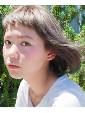 ニコヘアー(niko hair) 毛先にブルー▼LINEID@vey3047y