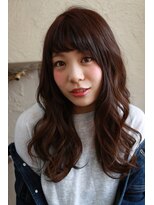 トヌコア ルア 下北沢店(TONUKOA RUA)&nbsp;アメジストアッシュのオン眉ゆるふわウェーブ☆