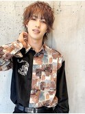 外ハネウェーブウルフSTYLE