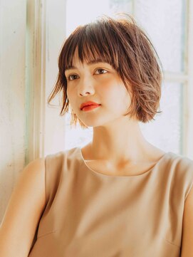 ディバイン ティエドゥール お花茶屋(divine tiedeur) 大人可愛いショートボブ