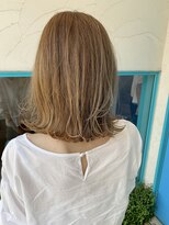 アトリエコパン(atelier copan)&nbsp;ハイトーンアッシュミディボブ