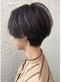 大人かわいい♪丸みボブショートボブ/シークレットハイライト
