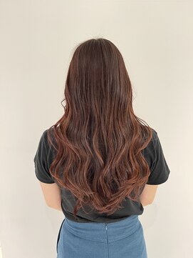 サルファ ヘアデザイン 名古屋 丸の内(S.ALPHA HAIR DESIGN) 韓国風レッド系ブラウンで一味違うヘアカラー