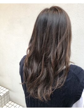 モルニ(MORNI) モカブラウン_マロンベージュ Aラインボブ かきあげ