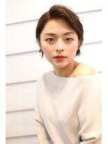 ニューラインギンザ(New-Line 銀座) モテ髪カタログショート透明感ベージュ