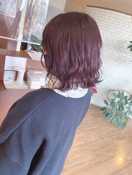 if ブリーチなしピンクパープル