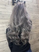 ヘアメイク フォックス 錦店(hair make FOX) バレイヤージュ/グラデーション/アッシュグレイ