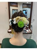 成人式アップスタイル