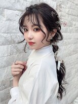 ララ モアナ(LaLa Moana)&nbsp;イルミナカラー/ベージュブラウン/ヘアセット/シールエクステ