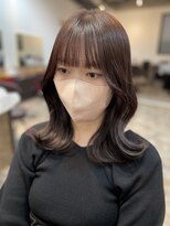 スターリバー(STAR RIVER) 赤みブラウン×魅せる顔まわり