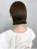 ボブグレージュ_大人ガーリーチョコレートプリカール_ba402162