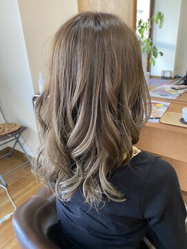 クレドヘアー(CRED HAIR) オリーブベージュカラー