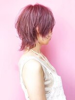 ランプ ヘアー(lamp hair)&nbsp;【lamp斉藤】マッシュウルフ×ペールピンク