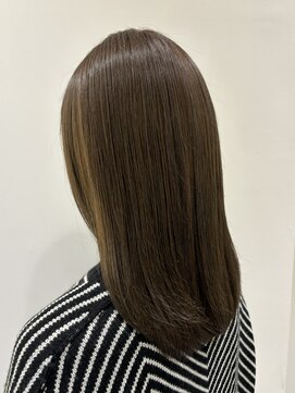 エアー 銀座タワー(AIR) 【暗髪でも透明感アップカラー】air銀座タワー　藤本麻衣