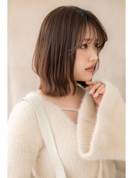 モッズヘア 上尾西口店(mod's hair) ニュアンスカラーくびれヘア切りっぱなしボブZ上尾20代30代40代