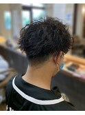 メンズツイストパーマ/30代/40代/50代/南区
