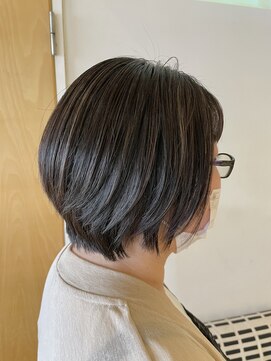 オーガニックエコ 川越(organic+eco) 30代40代大人かっこいいグレージュコントラストハイライト