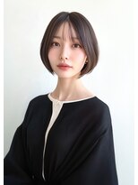 ひし形小顔ショートボブ［＃渋谷駅＃韓国＃髪質改善］