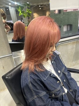 ラック(LUCK) レイヤーぱっつん前髪ステップボーンカットシルキー船橋/韓国