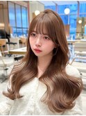 韓国ウェーブ×透明感カラー×髪質改善トリートメント