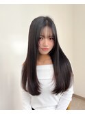 韓国風　レイヤーカット　髪質改善