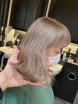 エンター 天神店(ENTER)&nbsp;透明感シルバーグレー/髪質改善/ブリーチカラー/ENTER 天神店