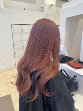 アース 星ヶ丘店(HAIR & MAKE EARTH) 韓国風×ピンクベージュ