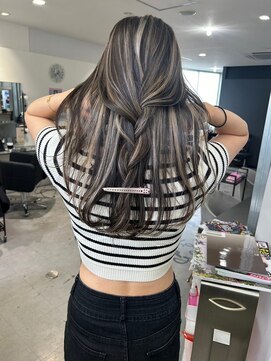 キング 枚方店(K!ng) 縮毛矯正髪質改善ハイライトレイヤーカット枚方美容室エクステ