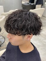 エデアンルクラ 下通(EDEAN Leclat)&nbsp;熊本メンズパーマ 波巻き ツイスパ マッシュ MEN'S HAIR