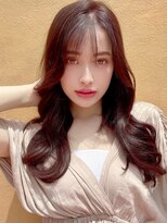 ミニウルフレイヤーカット顔周りカット前髪カット韓国ロング銀座