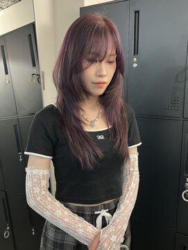 アフィナー 新宿(Afinar) ハッシュカット×ぶどうカラー