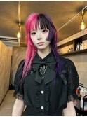 フェイスフレーミングミニウルフショートウルフ天使の羽バング