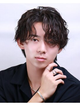 アイトーキョー 池袋(AI TOKYO) センターパート×波巻きシャドウパーマ/池袋/池袋駅