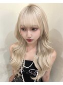 韓国レイヤー×ブロンドヘア×表参道×原宿×渋谷×ハイトーン