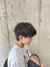 アロー 船橋店(AROH) MEN’S HAIR/サーフカール/刈り上げセンターパート/船橋