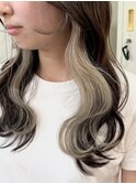 レイヤーカット×ブリーチを使ったインナーカラー☆表参道