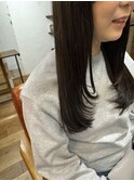 顔まわりレイヤー　韓国ロング