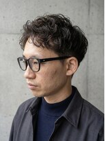 オールデイハローズ(ALL DAY HELLO'S)&nbsp;眼鏡が似合う！大人の色気漂う無造作パーマ